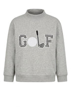 Golf Mockneck Sweatshirt - Houndstooth
