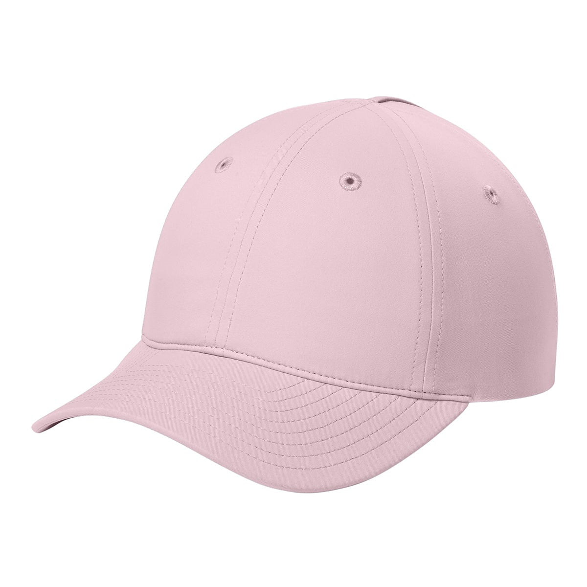 Pink baseball cap on a white background