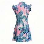 Playmaker Palm Women's Tropical Golf Dress | Sleeveless Performance Golf Dress