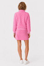 Danni Bomber Jacket - COTTON CANDY SHERPA