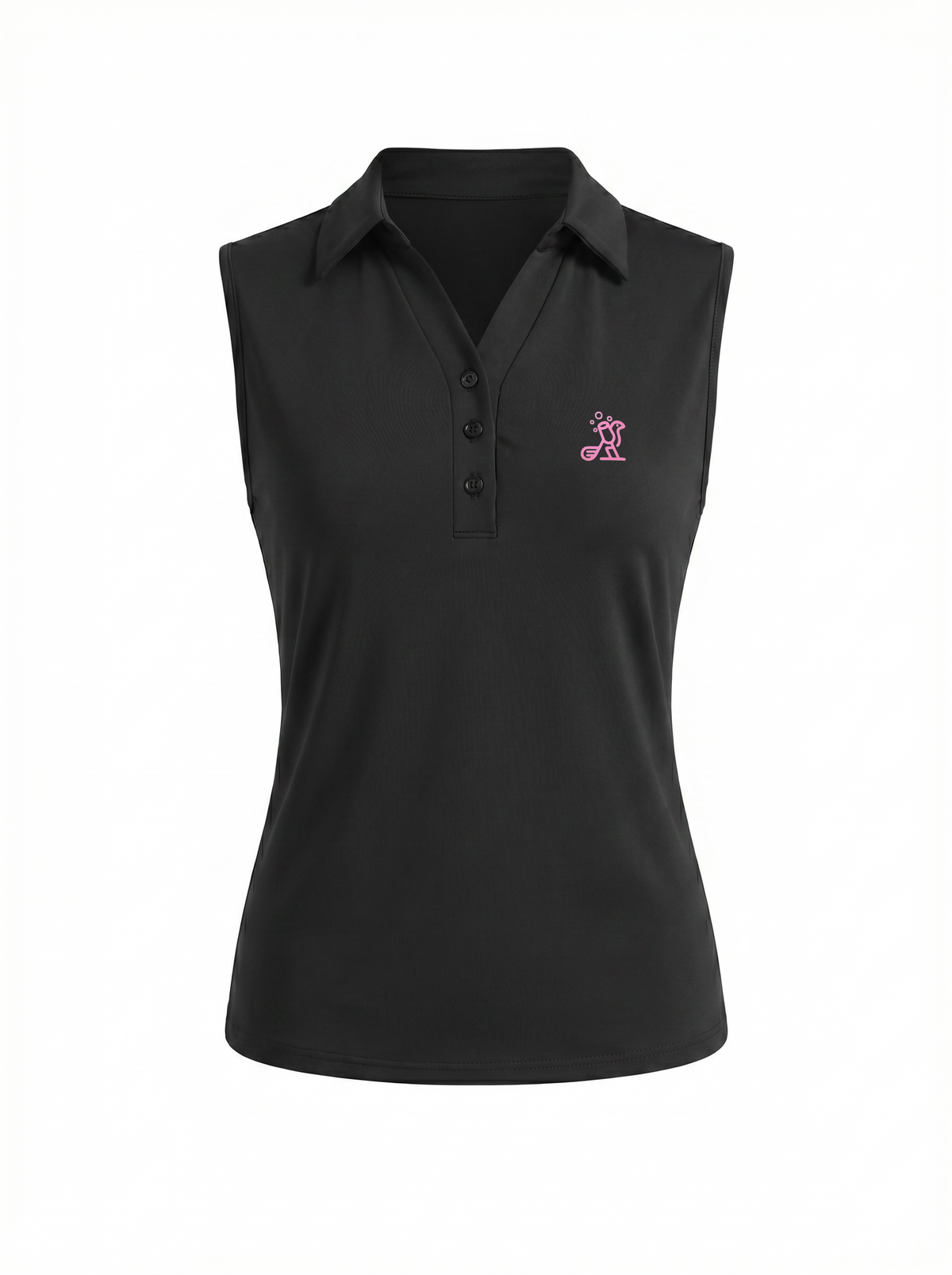 Bubbly Birdie Sleeveless Polo | Women’s Stylish Golf Top | Birdies &amp; Bubbles
