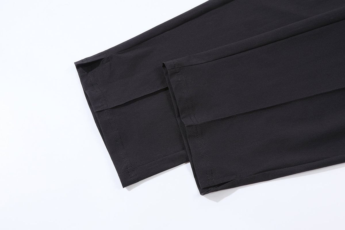 Birdies & Bubbles Tee Time Trouser | Women's Performance Golf Pants – Black