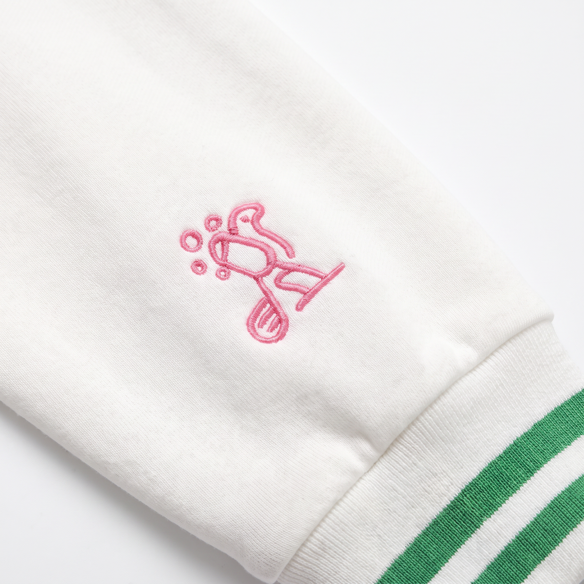 Golf, But Make It Cute Crewneck | Women’s Golf Sweatshirt White/Green | Birdies & Bubbles
