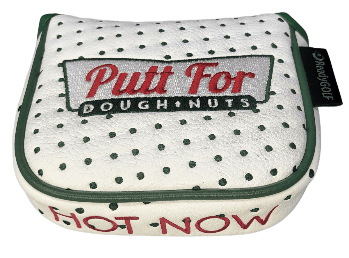 TaylorMade Spider ZT Center-Shafted Putter Cover by ReadyGOLF - Donut Box (Putt for Dough-Nuts)
