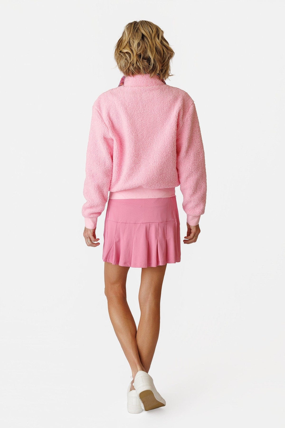 Danni Bomber Jacket - COTTON CANDY SHERPA