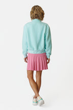 Danni Bomber Jacket - MINT JULEP SHERPA