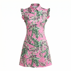 Tropical Tee Time Dress – Women’s Performance Golf Dress | Birdies & Bubbles