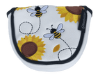 Let It Bee Embroidered Putter Cover - Mallet by ReadyGOLF
