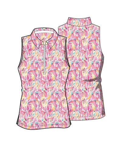 Madi Sleeveless Top - SUNRISE BLOOM