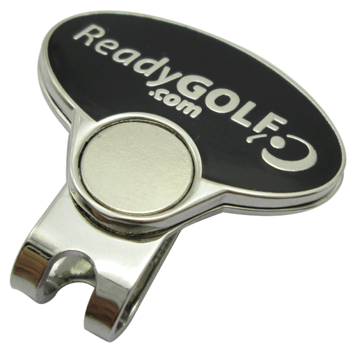 F-Bomb Black Ball Marker & Hat Clip by ReadyGOLF