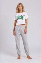 Sunday Funday Tee – Women’s Golf Cart Graphic T-Shirt | Birdies & Bubbles