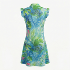 Catch Me on the Green Women's Tropical Golf Dress | Sleeveless Performance Golf Dress