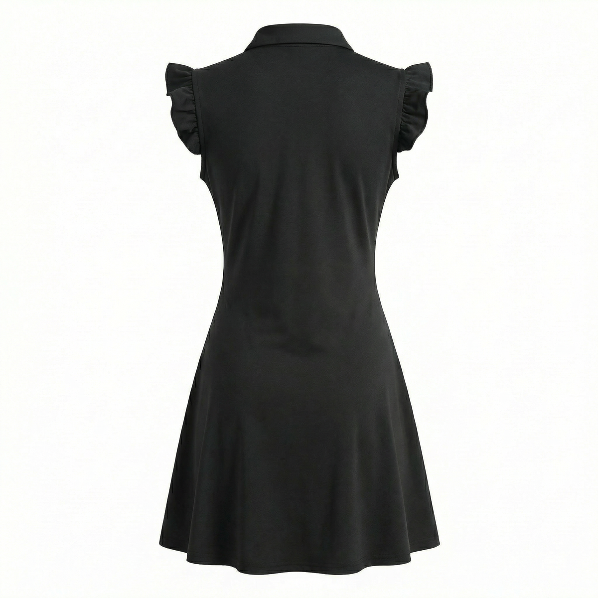 Birdie Boss Women's Black Golf Dress | Sleeveless Performance Golf Dress