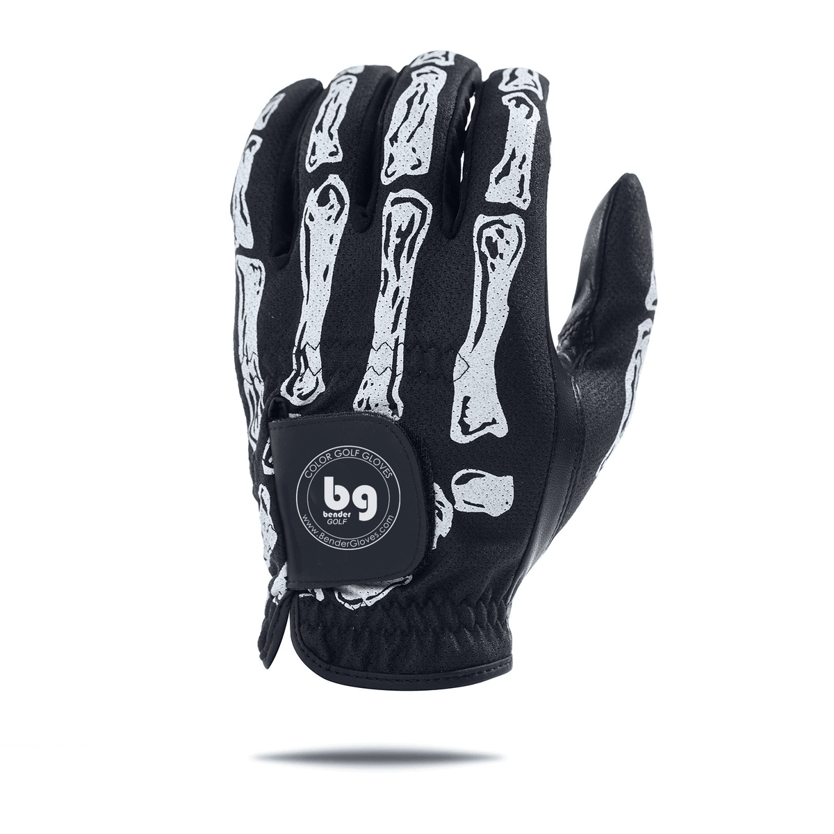 Bones (Black) Mesh Golf Glove