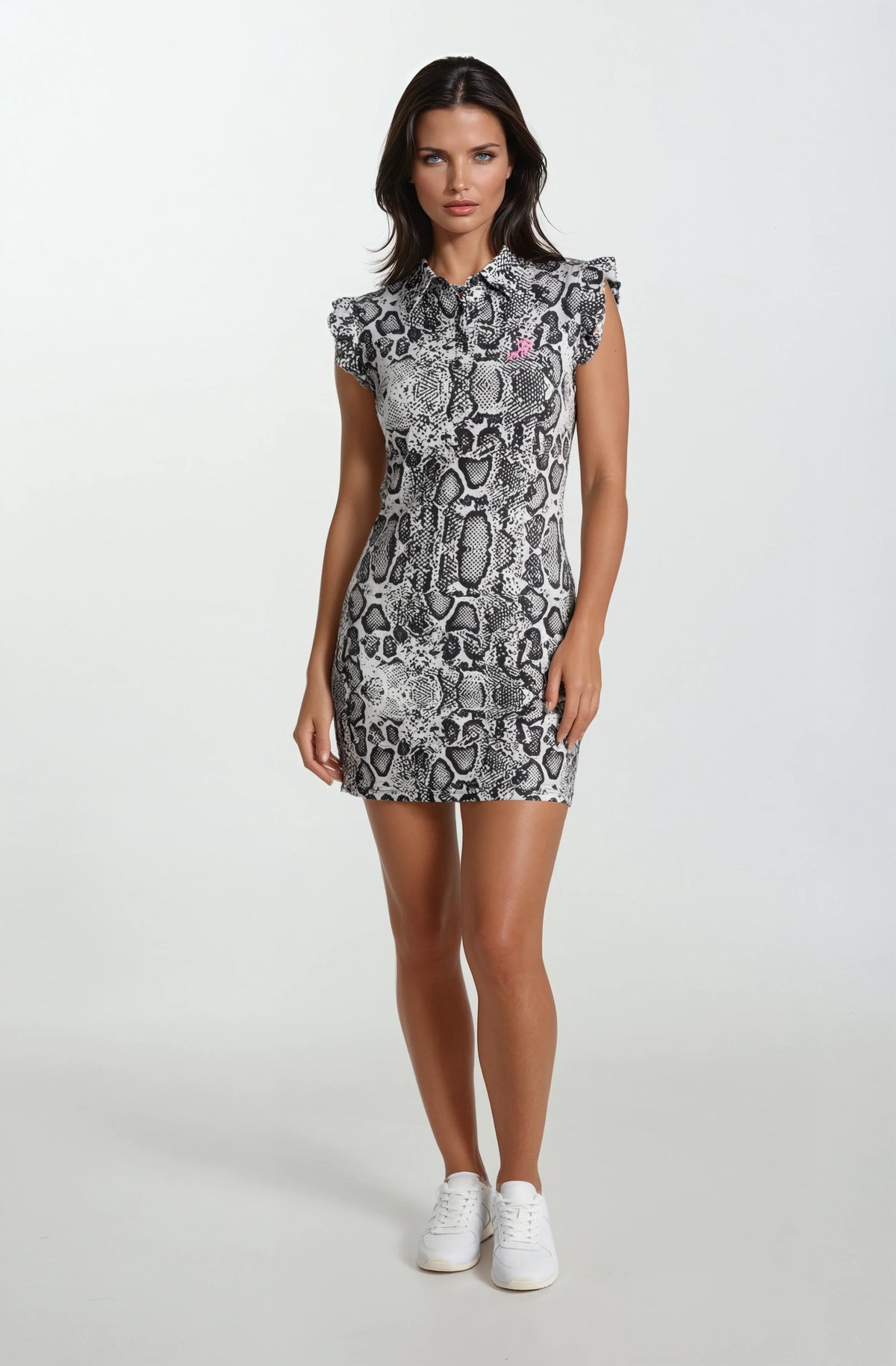 Scaled to Win Women's Snake Print Golf Dress | Sleeveless Performance Golf Dress