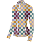 Golf Multi Checker Women's Full Zip - Final Sale
