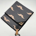 Urban Gent | Mustache Patterned Magnetic Golf Towel