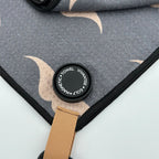Urban Gent | Mustache Patterned Magnetic Golf Towel